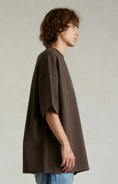 Fear of God ESSENTIALS Heavy S/S Tee - Heather Wood