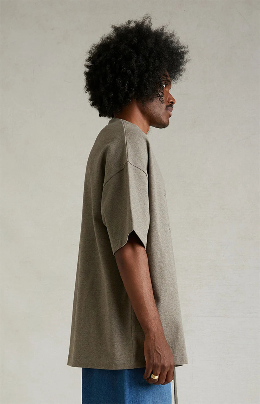 Fear of God Essentials Essentials Heavyweith  Tee in light brown