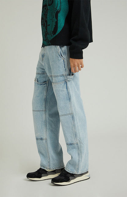 Pacsun Pants Baggy Carpenter Jeans Light Indigo