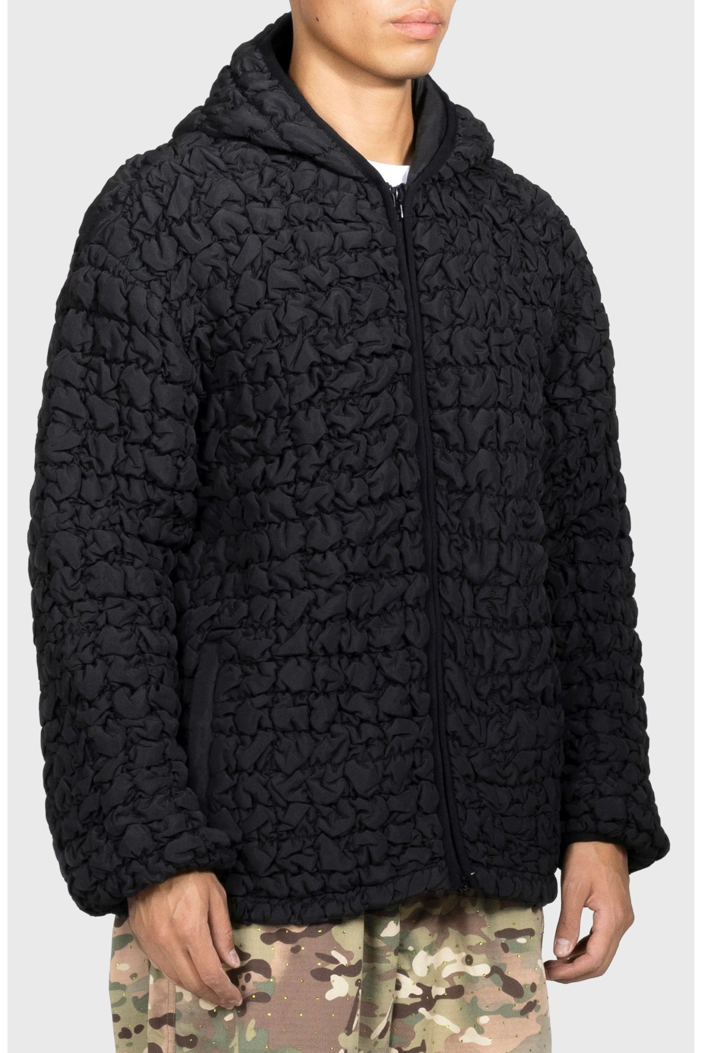 Pleasures Tender Hooded Quilted Puffer Jacket