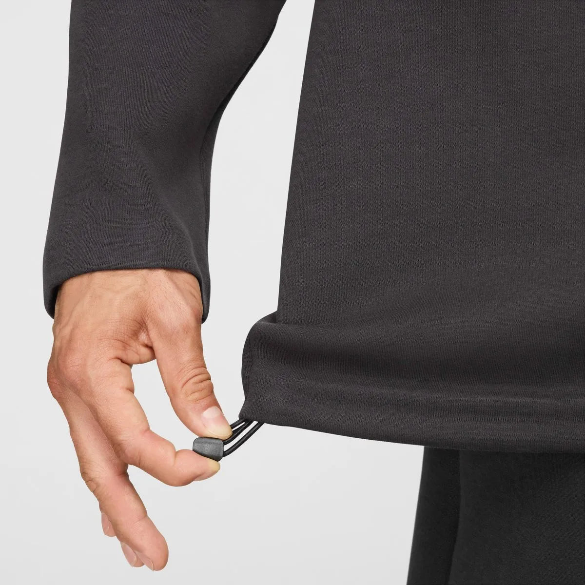 NIKE Tech FLC Polo Oversized in Black