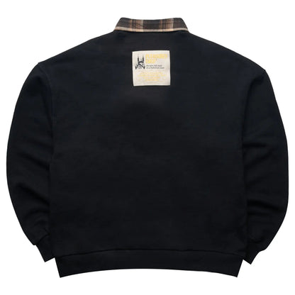 Pleasures Town Polo Crewneck Black