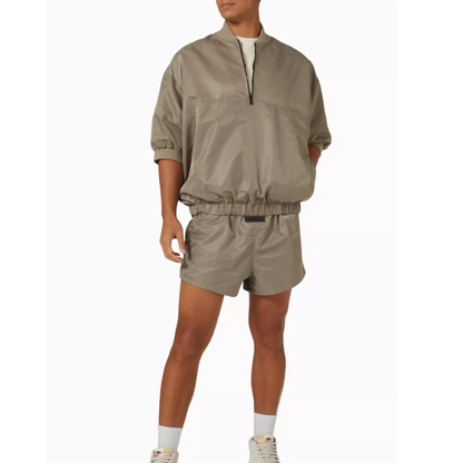 Fear of God Essentials Half Zip Pullover 'Desert Taupe'