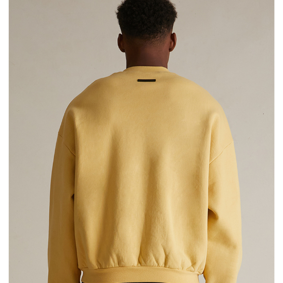 Fear of God ESSENTIALS Amber Heavy Fleece Crew Neck Sweatshirt
