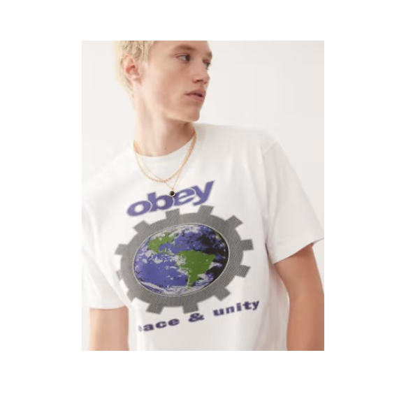 Obey "Peace & unity" Cotton Graphic