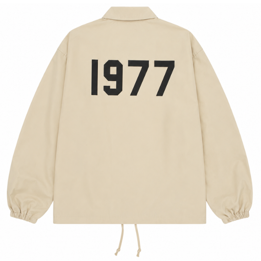 Fear of God Essentials 1977 Coaches Jacket 'Wheat'