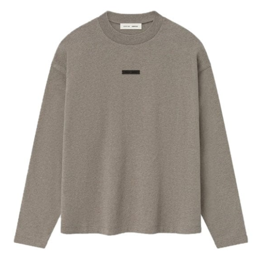 Fear of God Essentials Classic Long Sleeve Tee (FW25) Homestead Heather