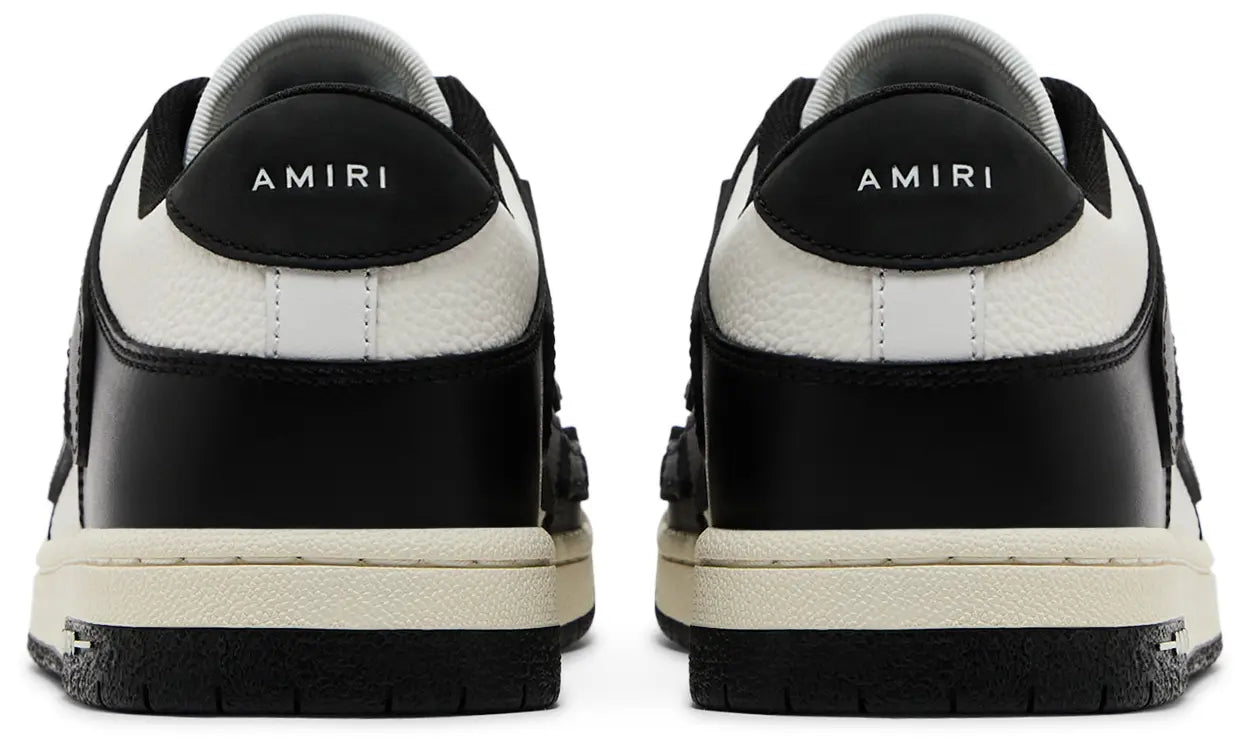 Amiri Skel Top Low 'Black White'