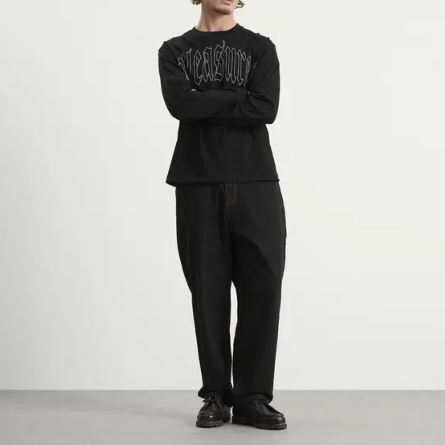 Pleasures twitch long sleeve t-shirt - black