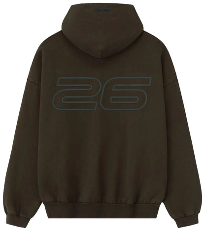 Fear of God ESSENTIALS Brown '90s Fleece Hoodie