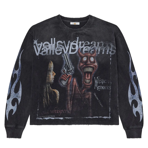 VALLEY DREAMS Psychopath Long-Sleeve 'Black'