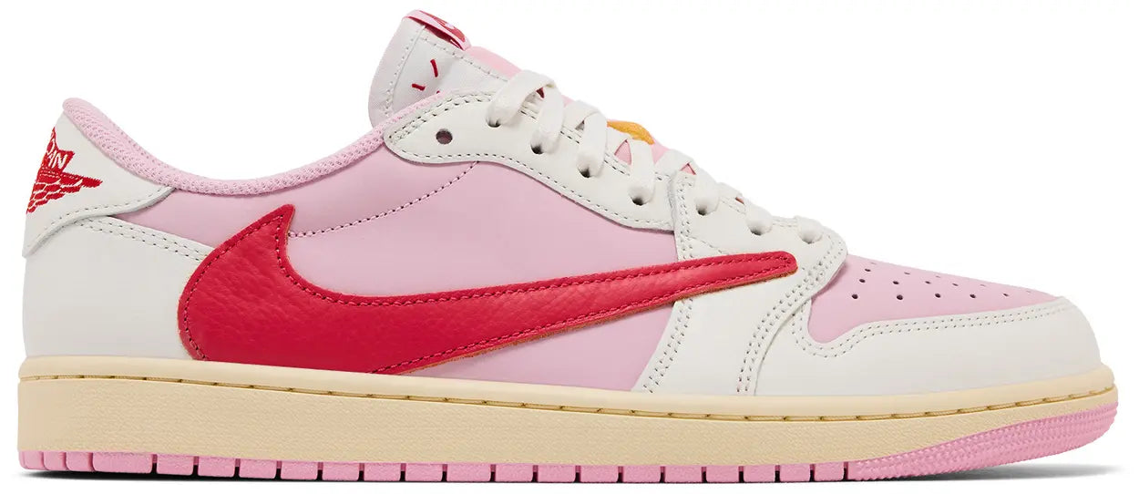 Travis Scott x Air Jordan 1 Retro Low 'Sail Tropical Pink'