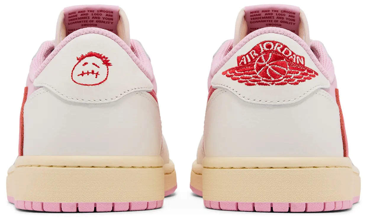 Travis Scott x Air Jordan 1 Retro Low 'Sail Tropical Pink'