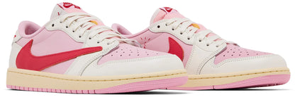 Travis Scott x Air Jordan 1 Retro Low 'Sail Tropical Pink'