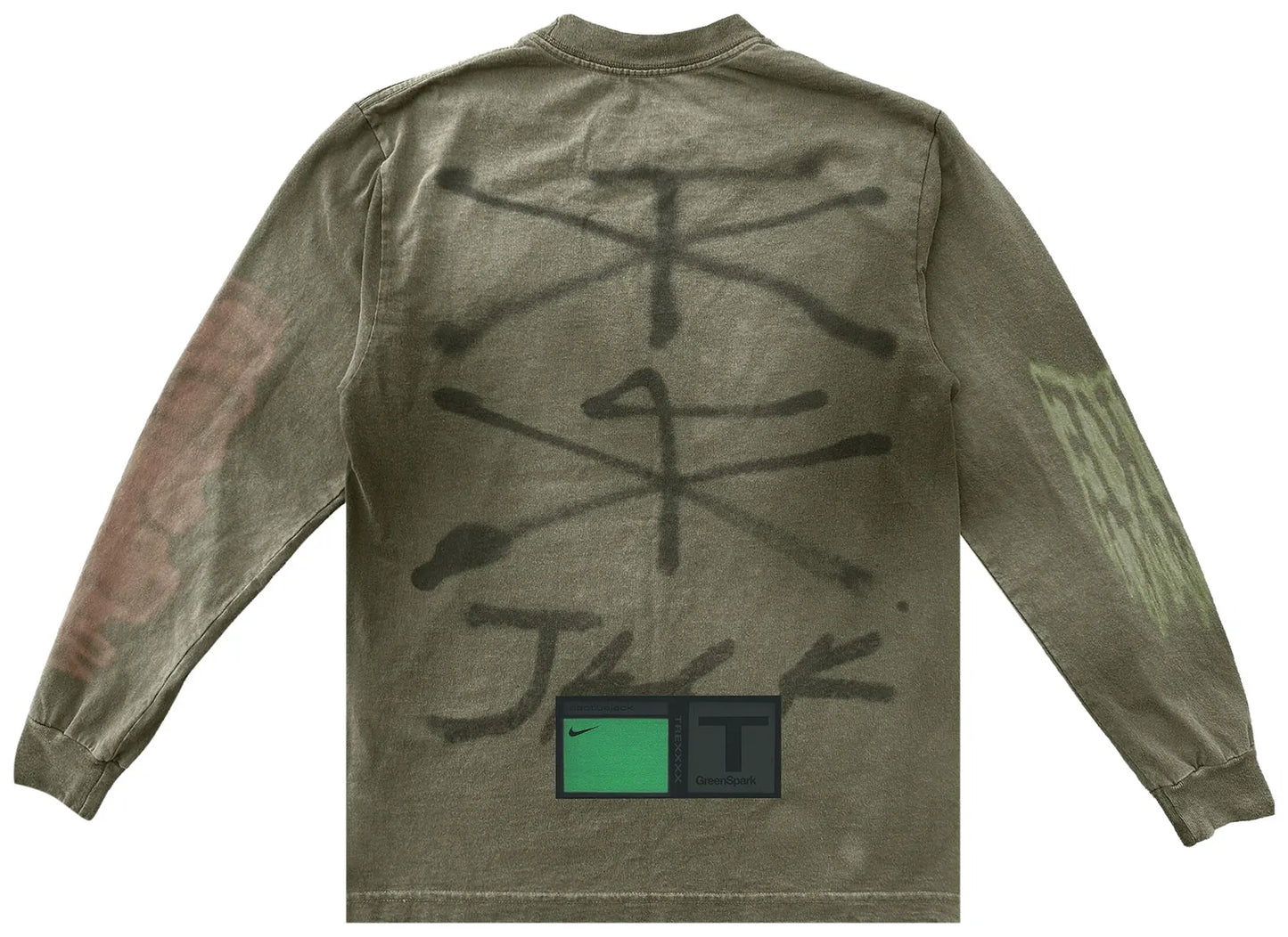Cactus Jack by Travis Scott x Nike T-Rexx Logo Long-Sleeve 'Green'