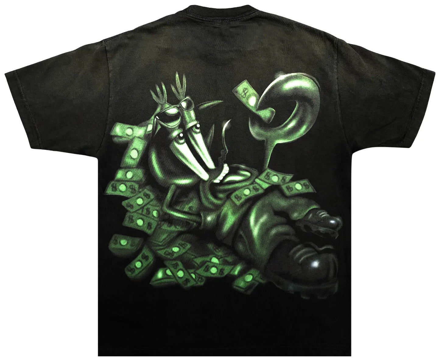 Cactus Jack by Travis Scott x Spongebob Mr Krabs Tee 'Black'