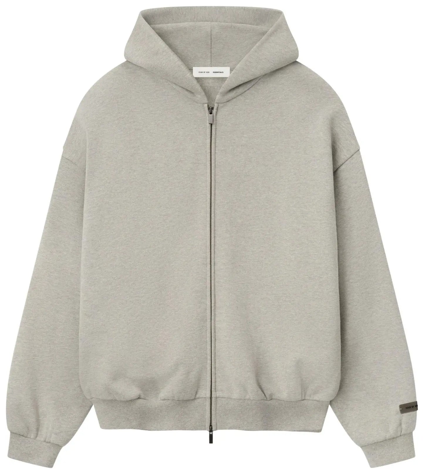 Fear of God Essentials Embossed Classic Fleece Zip-Up Hoodie