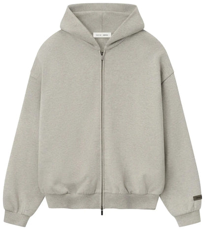 Fear of God Essentials Embossed Classic Fleece Zip-Up Hoodie
