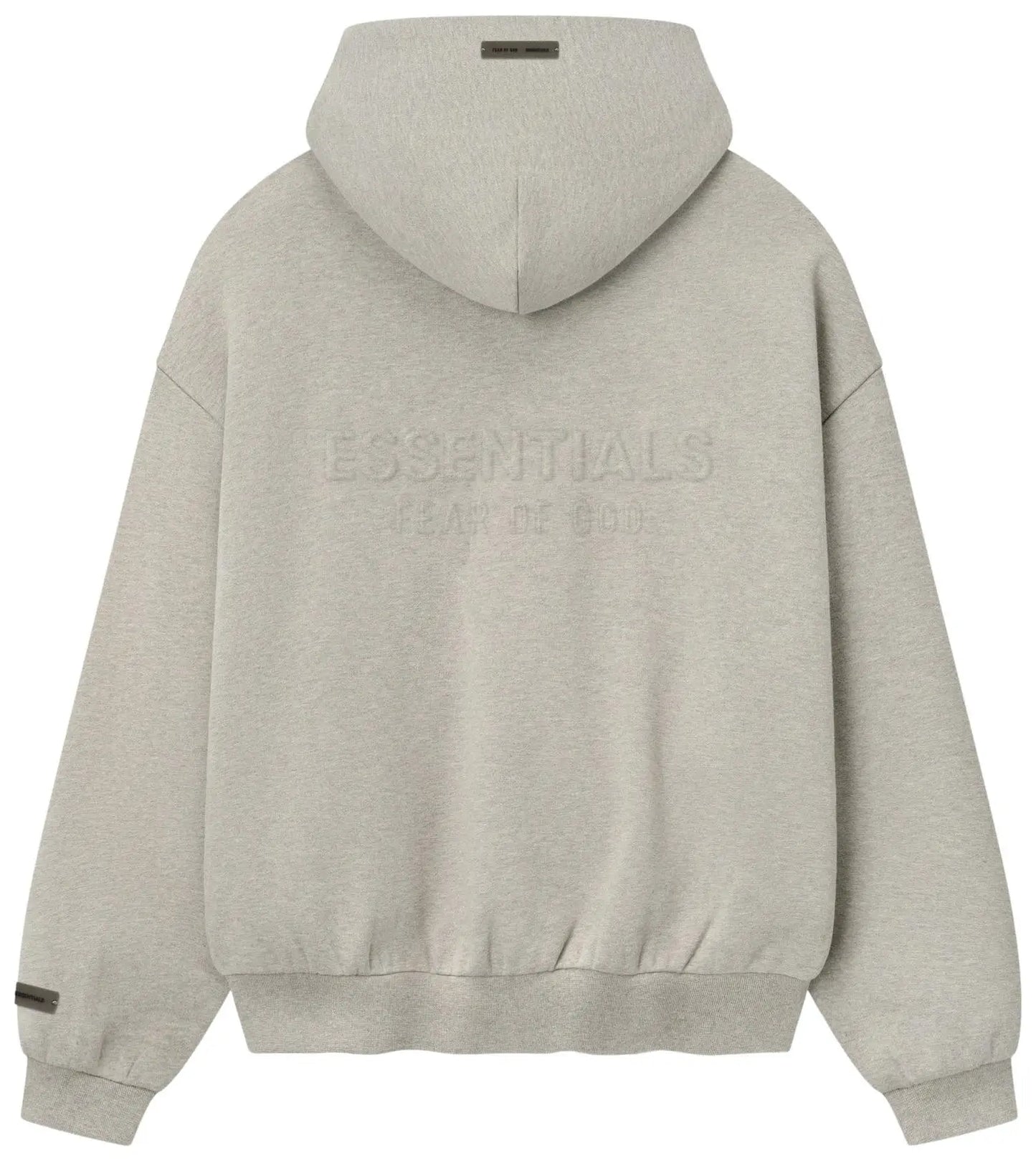 Fear of God Essentials Embossed Classic Fleece Zip-Up Hoodie