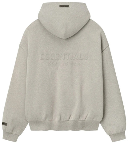 Fear of God Essentials Embossed Classic Fleece Zip-Up Hoodie