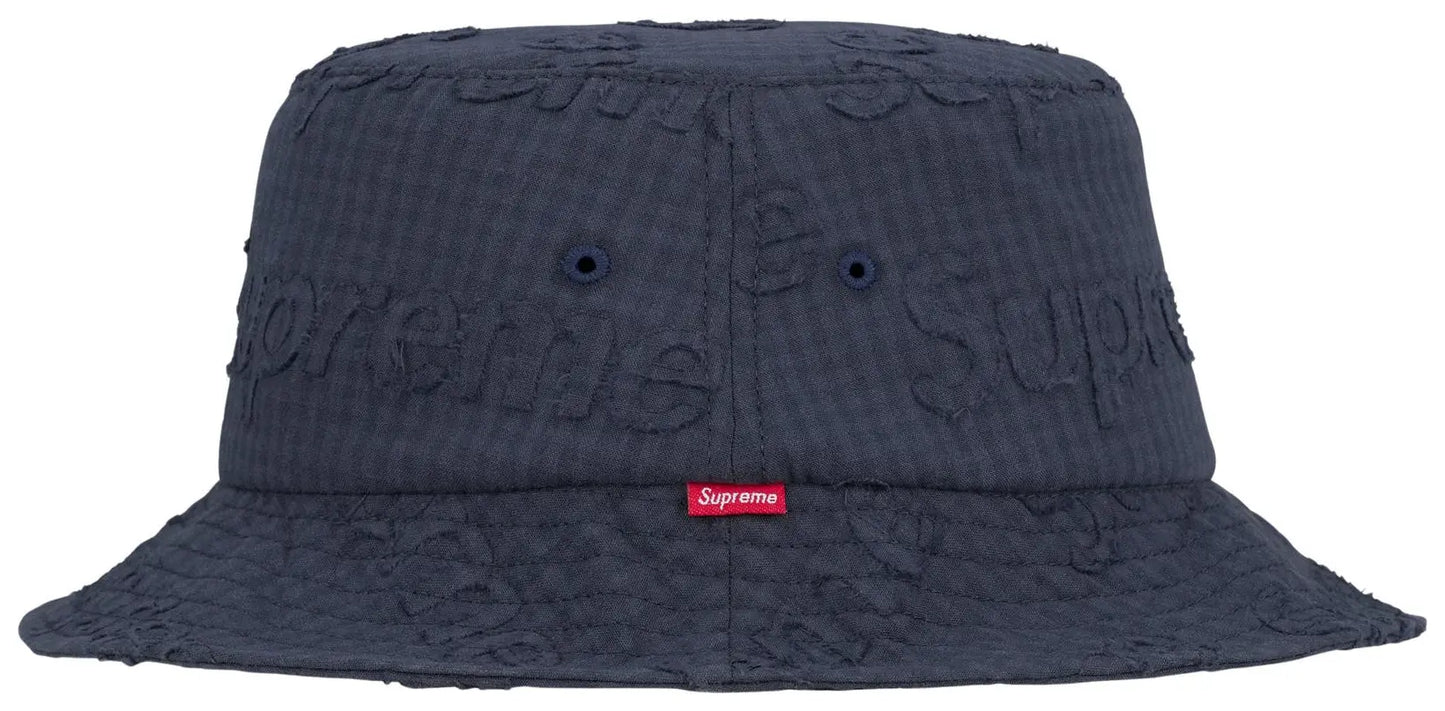 Supreme Monogram Gingham Crusher Navy