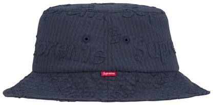 Supreme Monogram Gingham Crusher Navy
