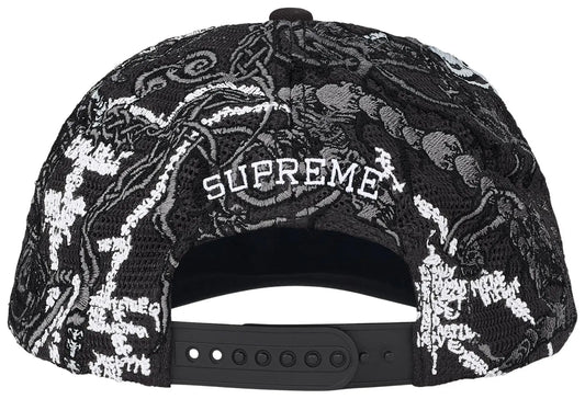 Supreme Wombat Embroidered Mesh Back 6-Panel 'Black'