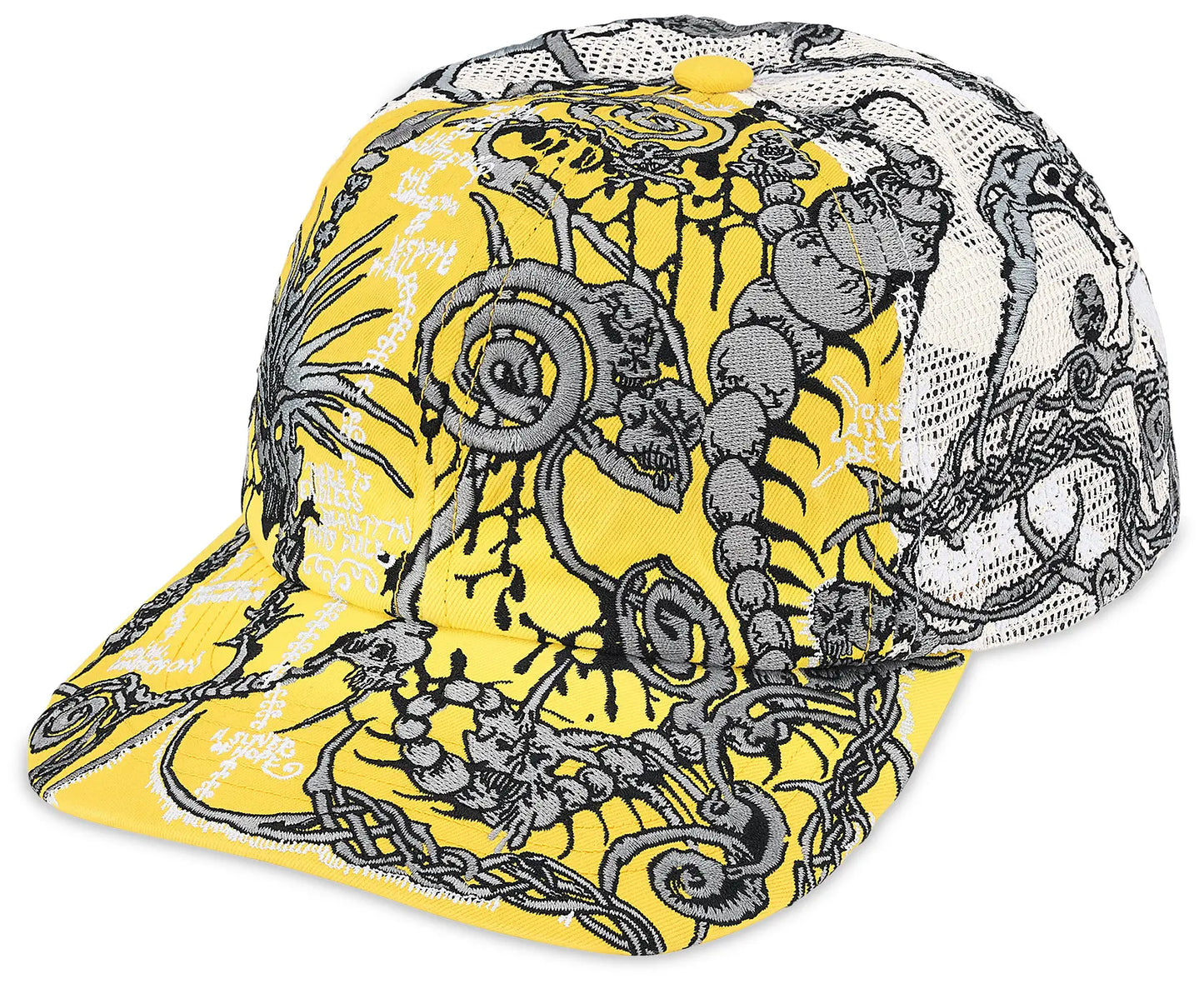 Supreme Wombat Embroidered Mesh Back 6-Panel 'Yellow'