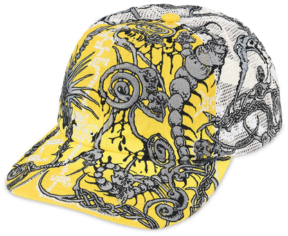 Supreme Wombat Embroidered Mesh Back 6-Panel 'Yellow'
