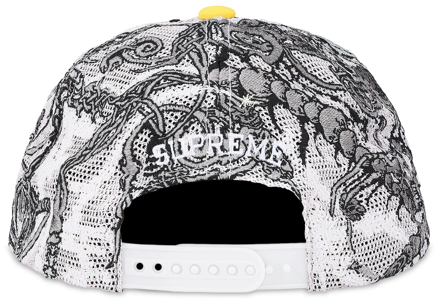 Supreme Wombat Embroidered Mesh Back 6-Panel 'Yellow'