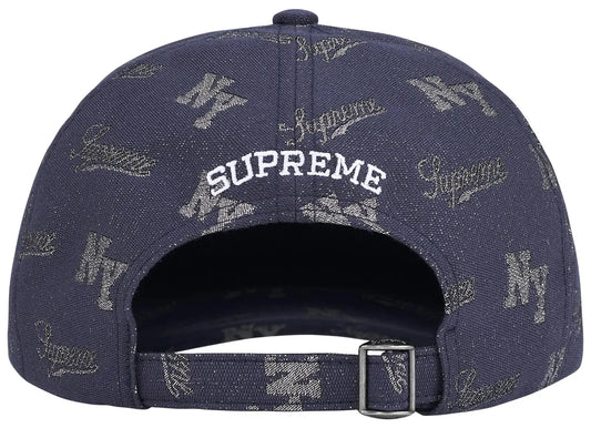 Supreme Monogram 6-Panel Navy