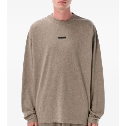 Fear of God Essentials Classic Long Sleeve Tee (FW25) Homestead Heather