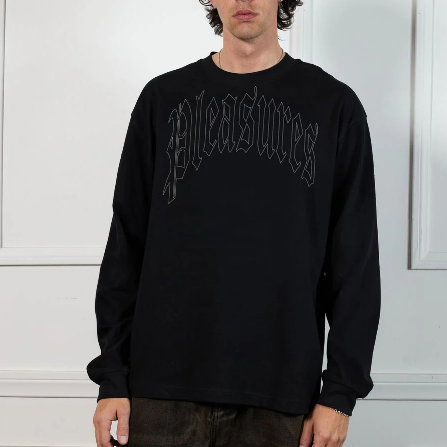 Pleasures twitch long sleeve t-shirt - black