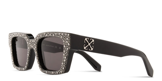 Off-White Virgil Square Sunglasses SILVER DARK GREY