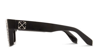 Off-White Virgil Square Sunglasses SILVER DARK GREY