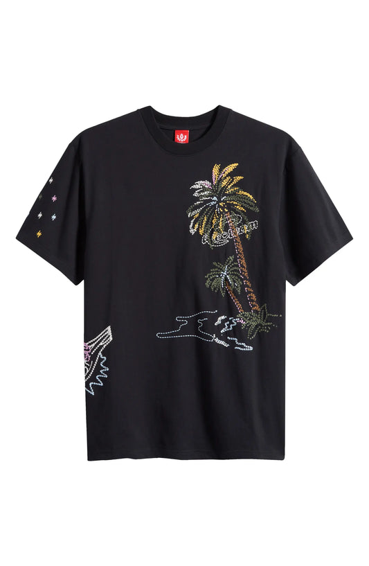ICECREAM The Palms Embroidered Oversize T-Shirt