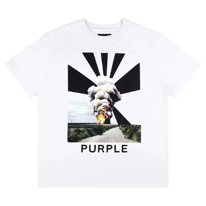 PURPLE BRAND Heavyweight Cotton Jersey Graphic T-Shirt