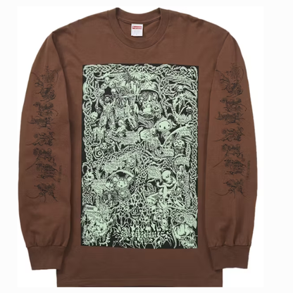 Supreme Wombat L/S Tee Brown