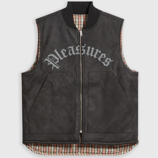 PLEASURES CHALECO REVERSIBLE VEST