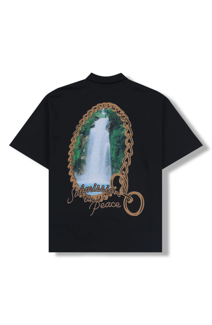 PLEASURES Boxy Submission Graphic Polo