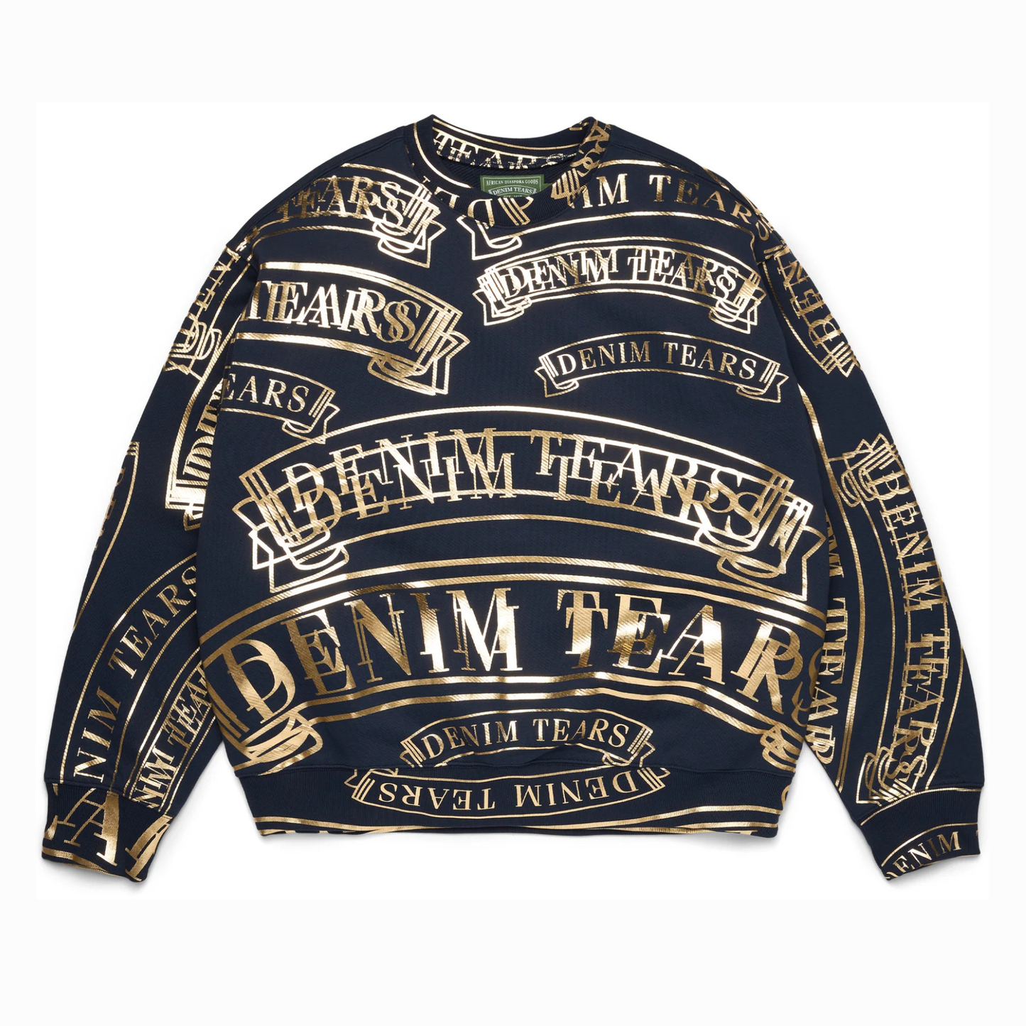 Denimtears ADG Banner Print Crewneck Navy