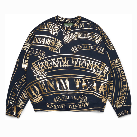 Denimtears ADG Banner Print Crewneck Navy