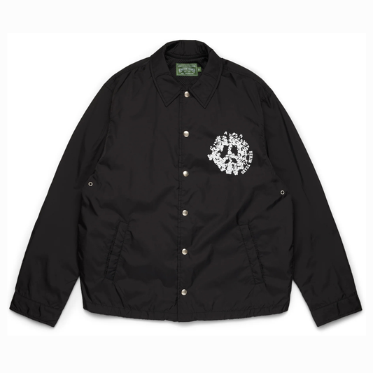 Denimtears Peace Wreath Coaches Jacket Black