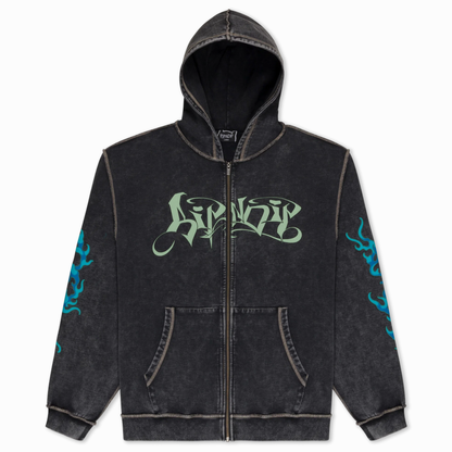 Ripndip Squabble Up Hoodie (Black Vintage Wash)
