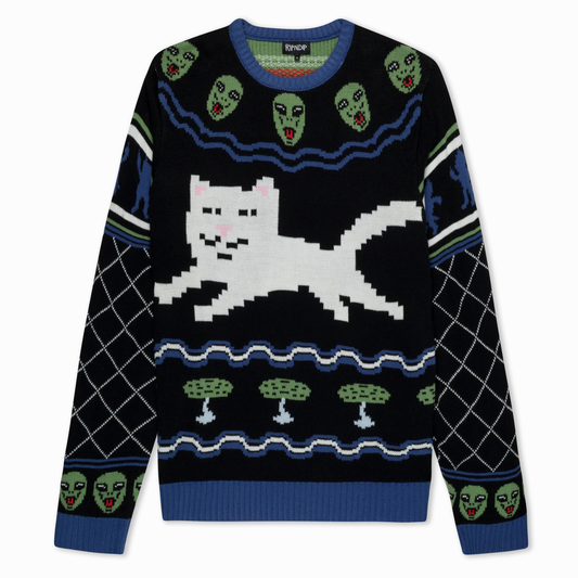 Ripndip Out Of This World Knit Sweater (Black)