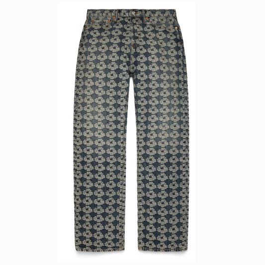 Denim Tears Baggy Jacquard Wreath Denim Pant
