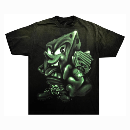 Cactus Jack by Travis Scott x Spongebob Mr Krabs Tee 'Black'