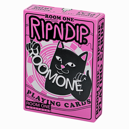 Ripndip Room One X RIPNDIP Playing Cards (Pink Jermal)