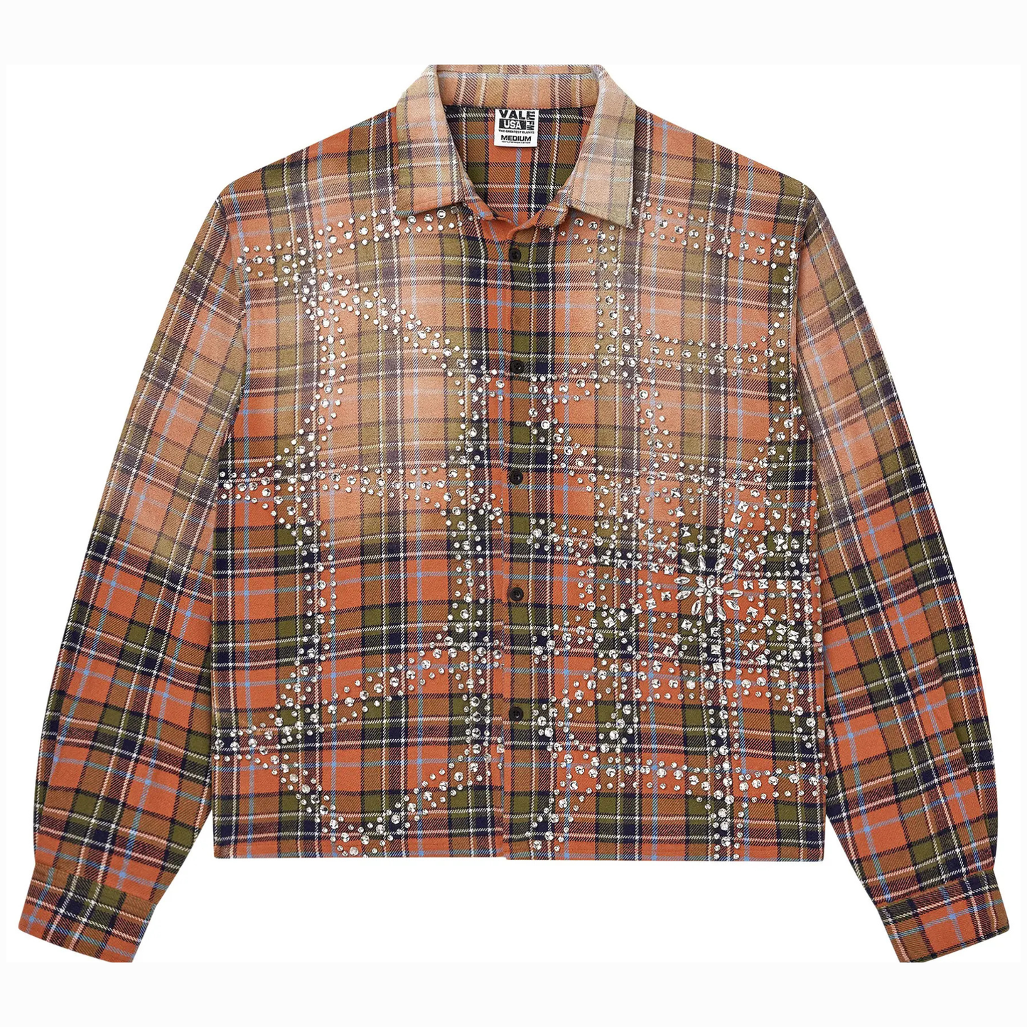 Valley Dreams Pumpkin Patch Flannel 'Orange/Green'