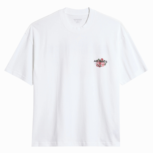 All Saints ROZA  Print T-shirt  chalk white
